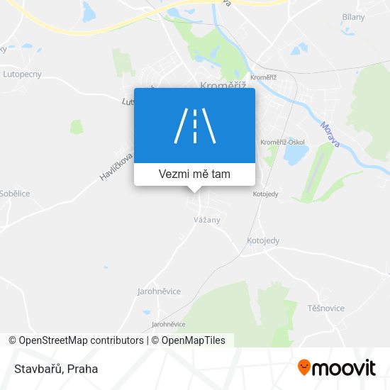 Stavbařů mapa