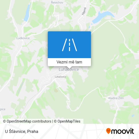 U Šťávnice mapa