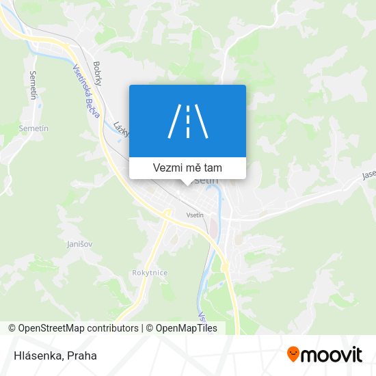 Hlásenka mapa