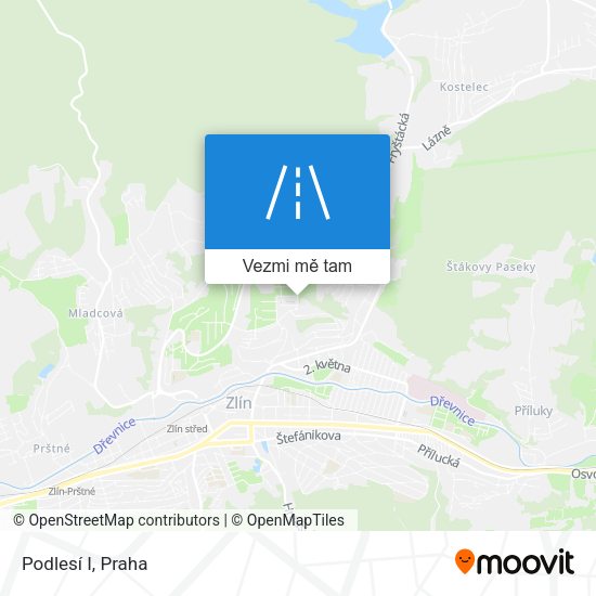 Podlesí I mapa
