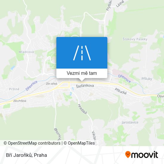 Bří Jaroňků mapa