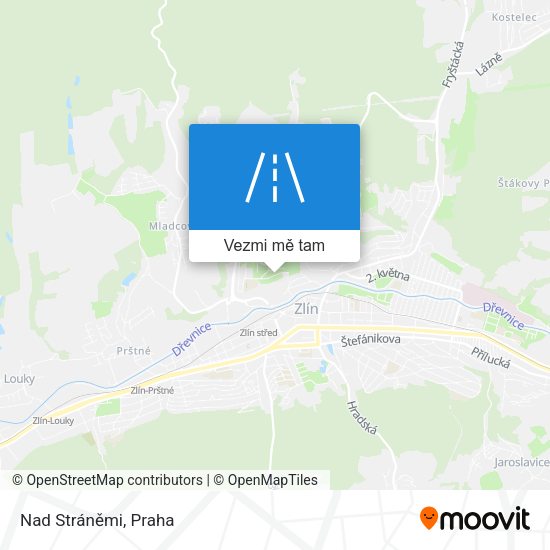 Nad Stráněmi mapa
