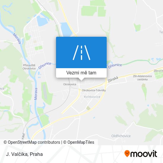 J. Valčíka mapa