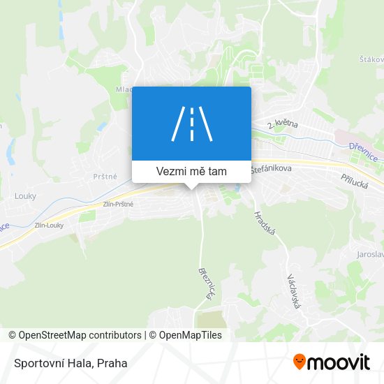Sportovní Hala mapa