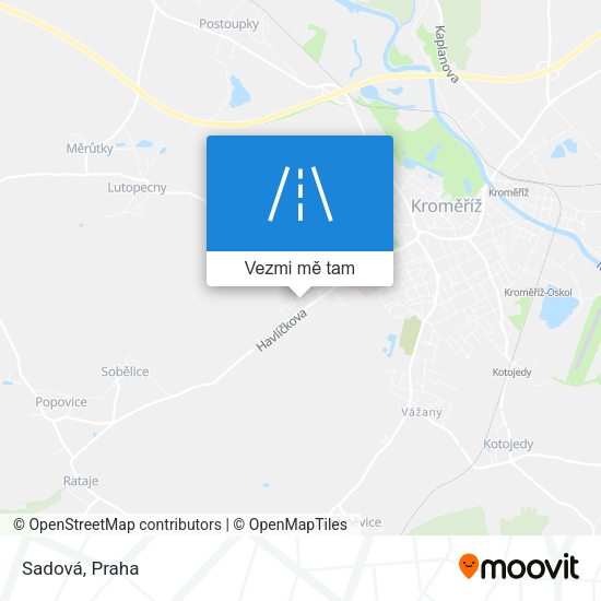 Sadová mapa