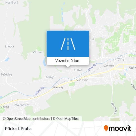 Příčka I mapa