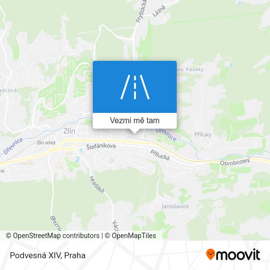 Podvesná XIV mapa