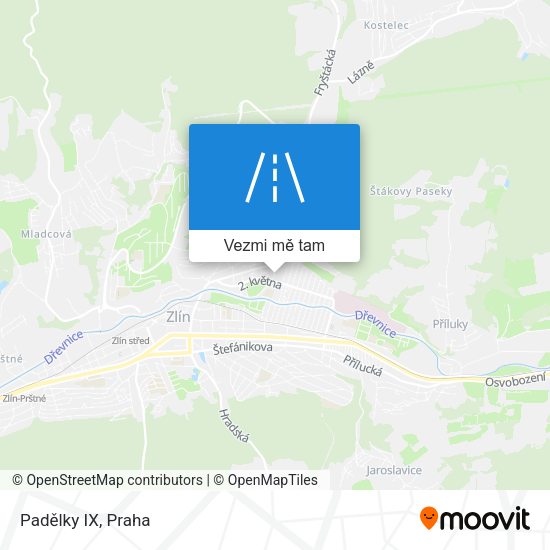 Padělky IX mapa
