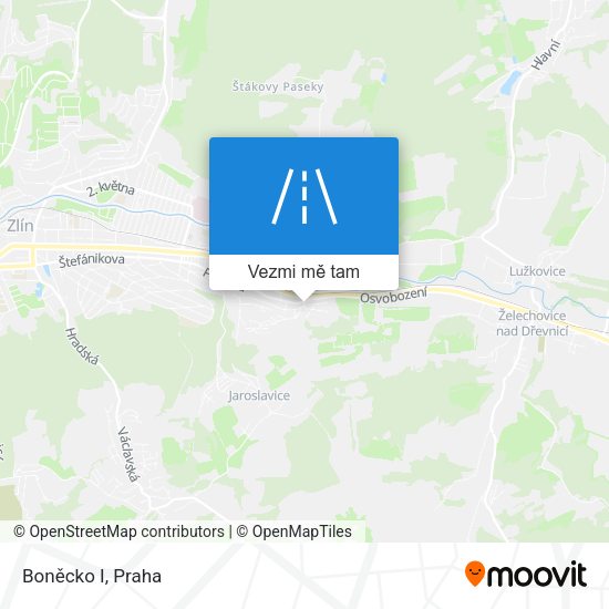 Boněcko I mapa