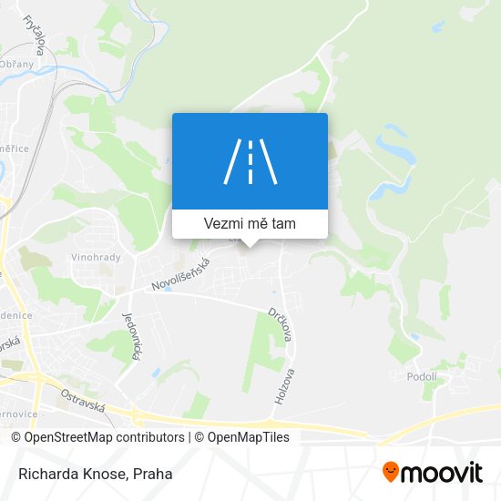 Richarda Knose mapa