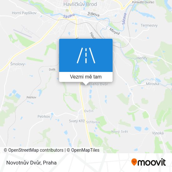 Novotnův Dvůr mapa