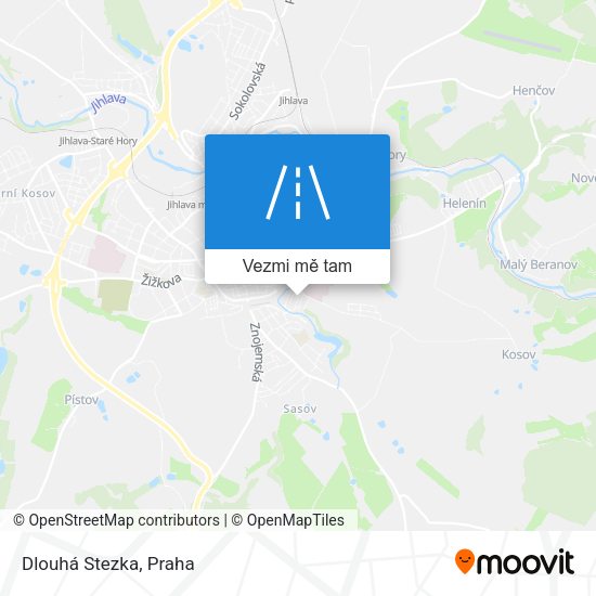 Dlouhá Stezka mapa