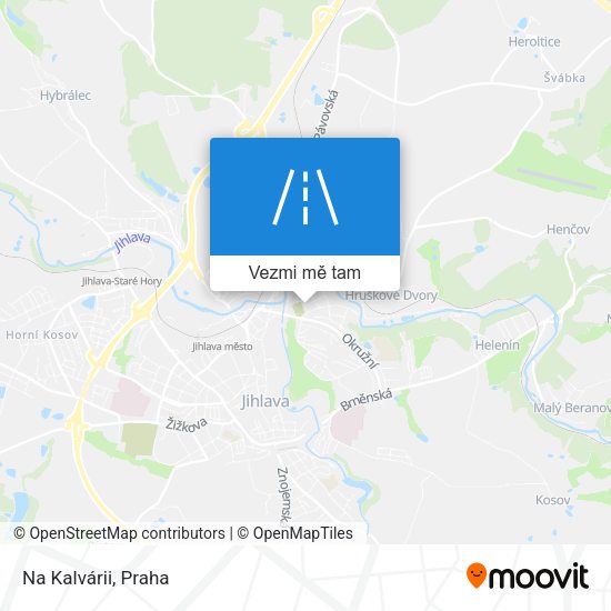 Na Kalvárii mapa