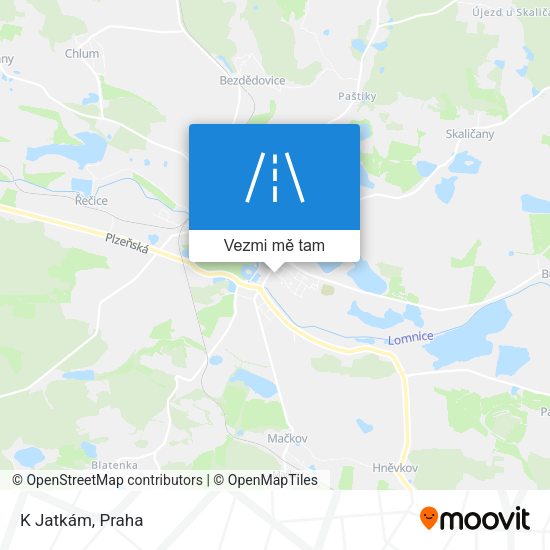 K Jatkám mapa