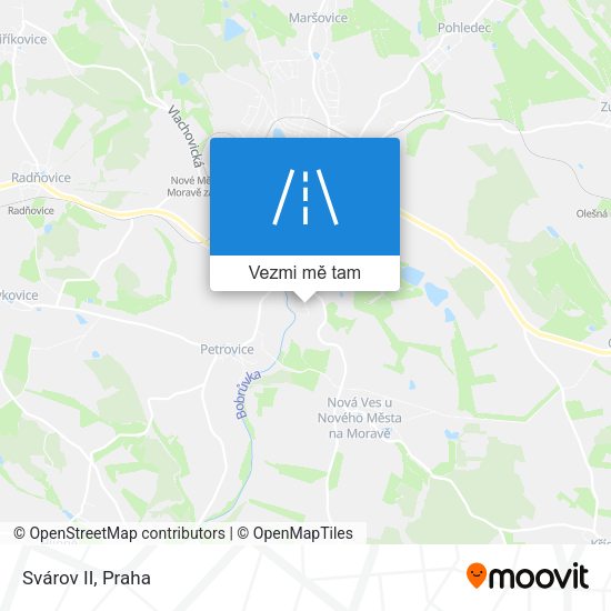 Svárov II mapa