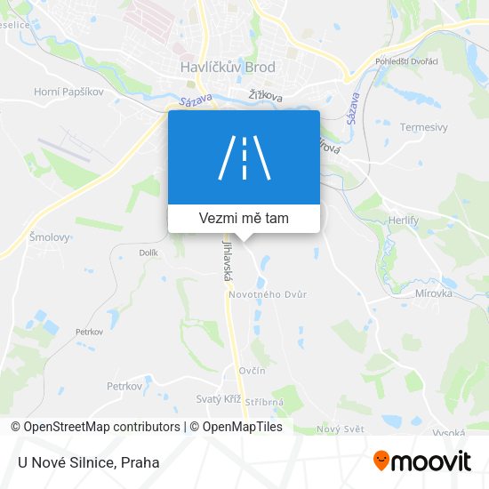 U Nové Silnice mapa