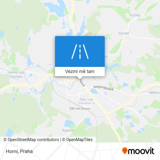 Horní mapa