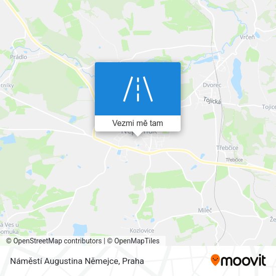 Náměstí Augustina Němejce mapa