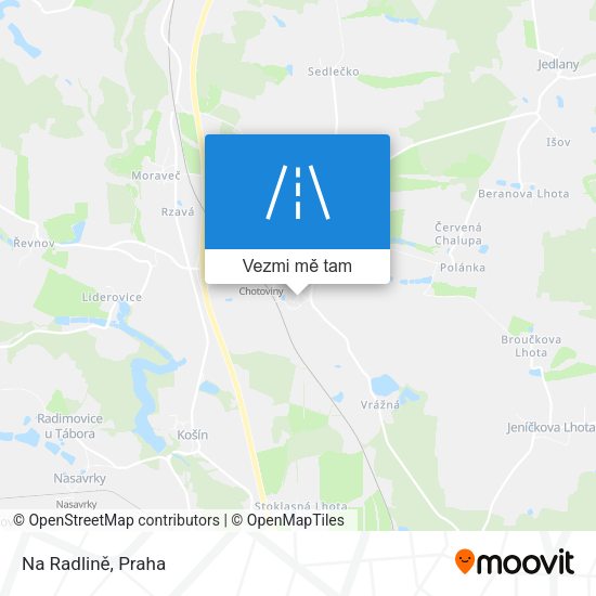 Na Radlině mapa