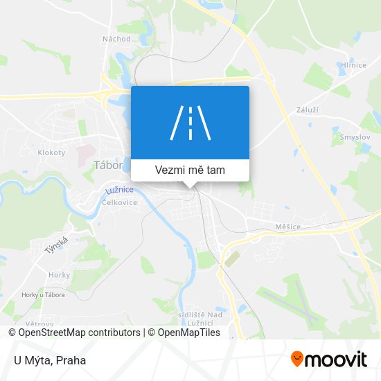 U Mýta mapa