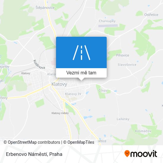 Erbenovo Náměstí mapa
