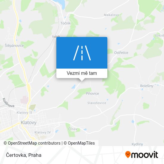Čertovka mapa