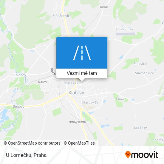 U Lomečku mapa