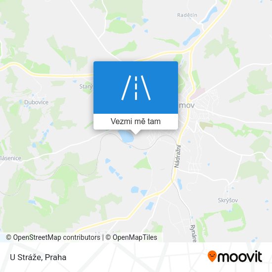 U Stráže mapa