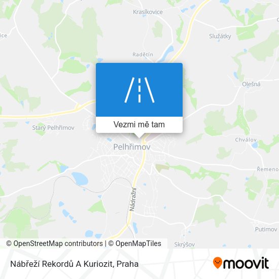 Nábřeží Rekordů A Kuriozit mapa