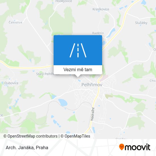 Arch. Janáka mapa