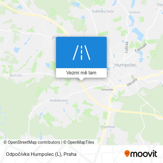 Odpočívka Humpolec (L) mapa