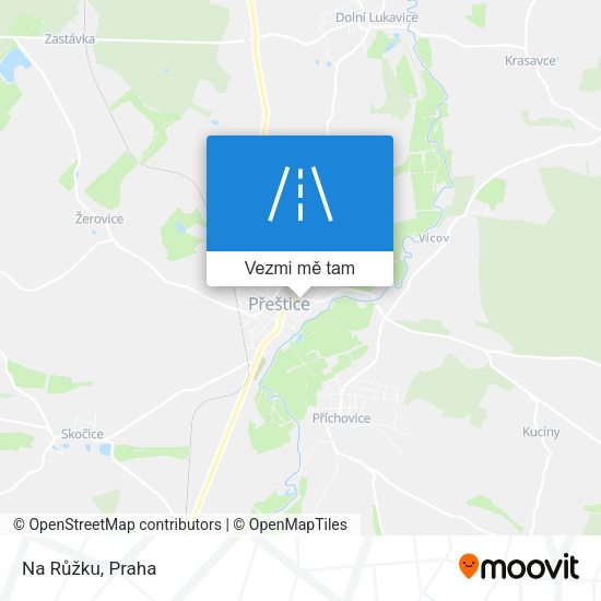 Na Růžku mapa