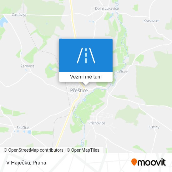 V Háječku mapa