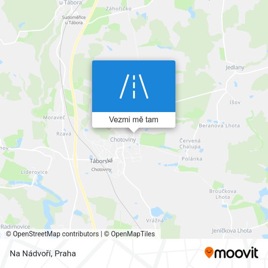 Na Nádvoří mapa