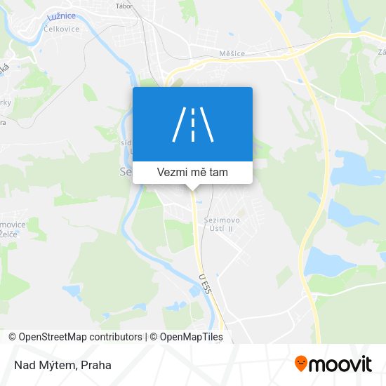 Nad Mýtem mapa