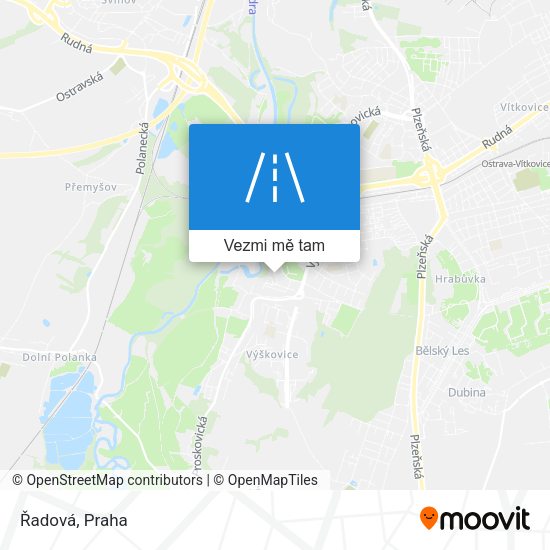 Řadová mapa