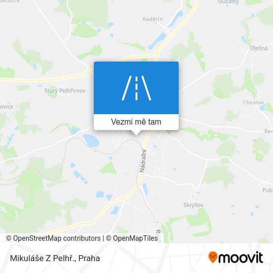 Mikuláše Z Pelhř. mapa