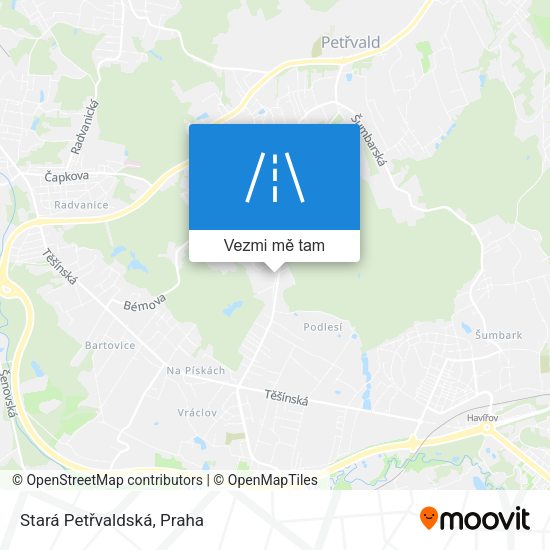 Stará Petřvaldská mapa
