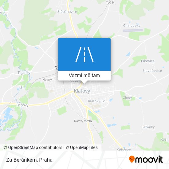 Za Beránkem mapa