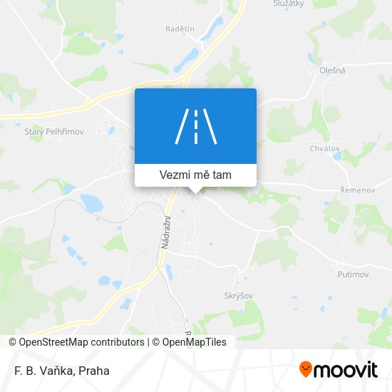 F. B. Vaňka mapa