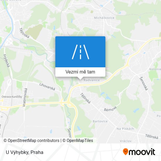 U Výhybky mapa