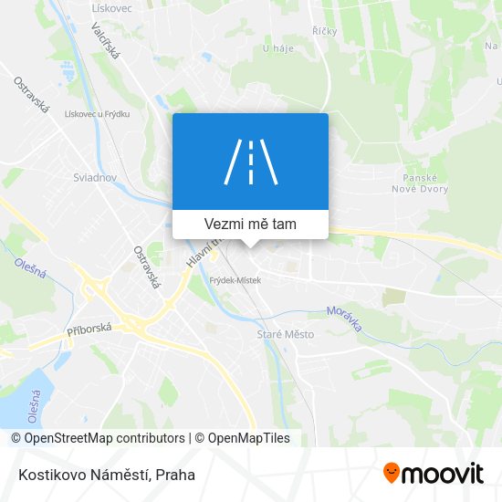 Kostikovo Náměstí mapa