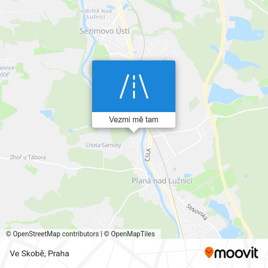 Ve Skobě mapa