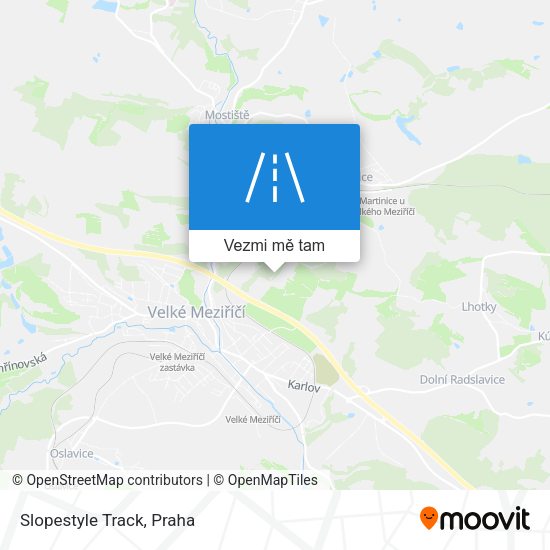 Slopestyle Track mapa