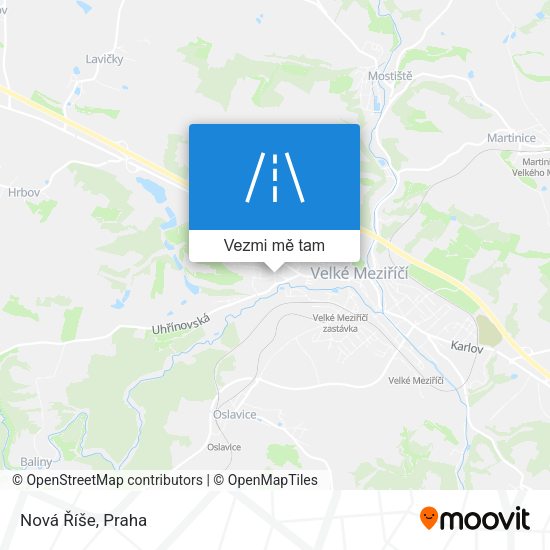 Nová Říše mapa