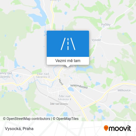 Vysocká mapa