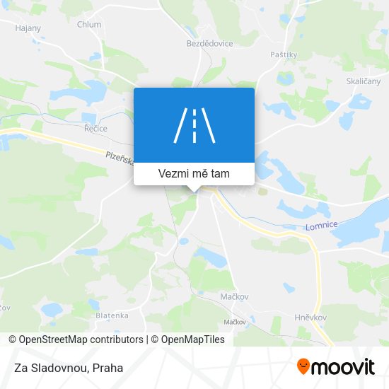 Za Sladovnou mapa