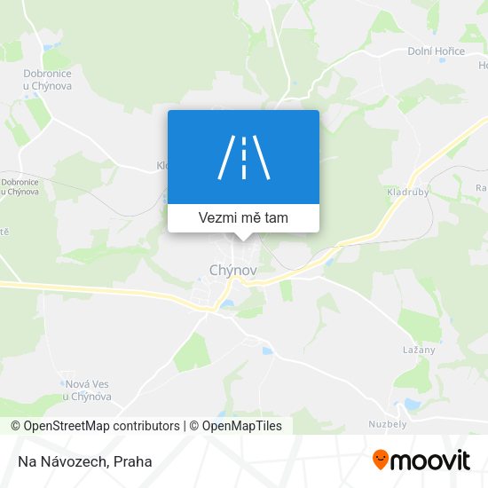 Na Návozech mapa
