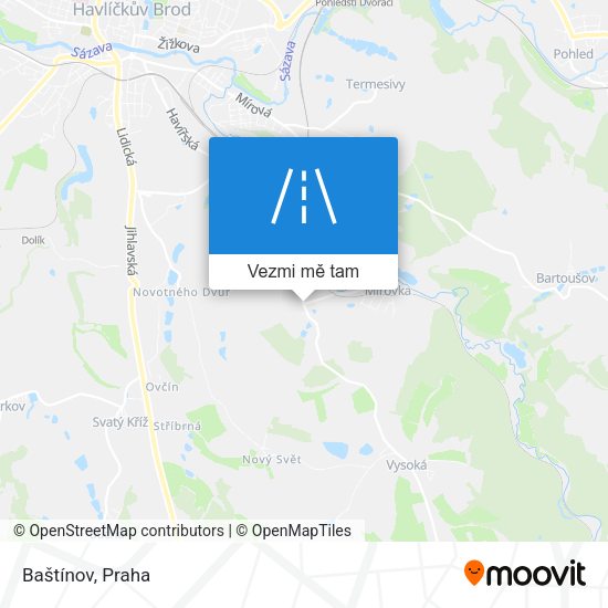Baštínov mapa