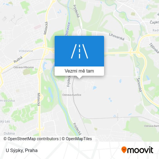 U Sýpky mapa